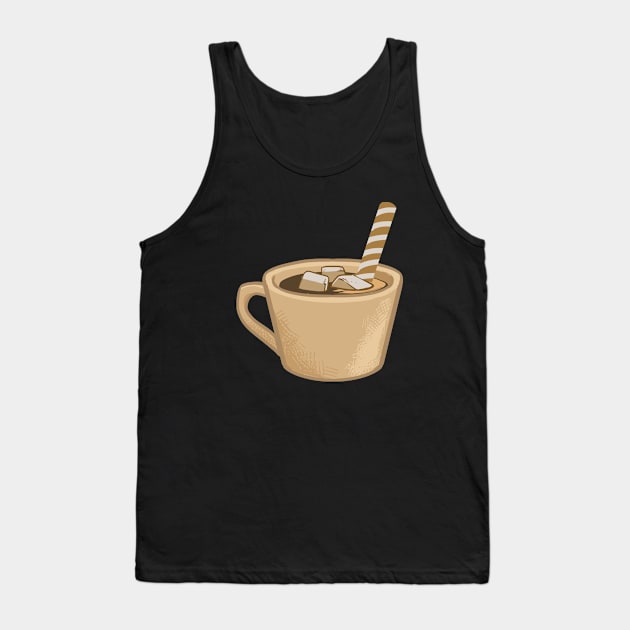 Cute Lovely Cocoa Mug Tank Top by souw83